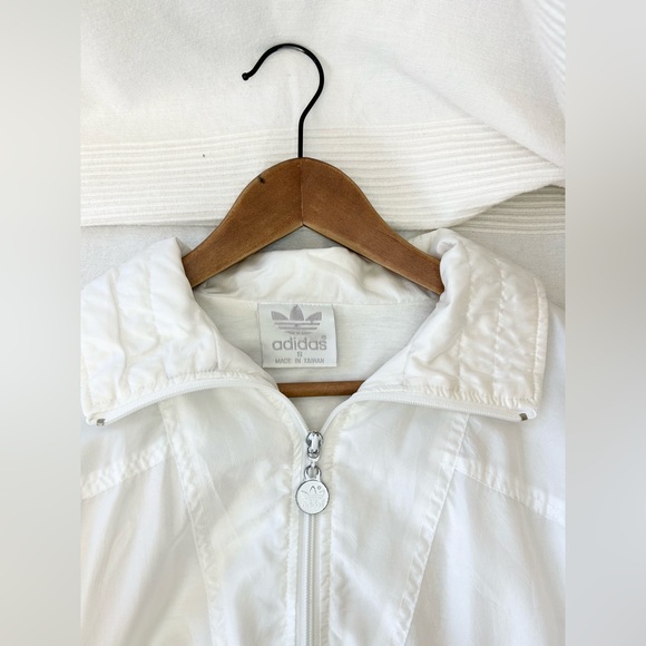 Adidas Vintage 90s Track Jacket in White - Picture 5 of 16